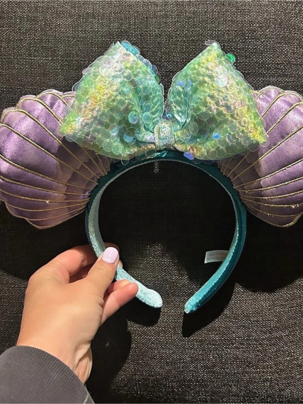 Disney Ariel The Little Mermaid Headband Ear Ears Tokyo Disney Resort Japan